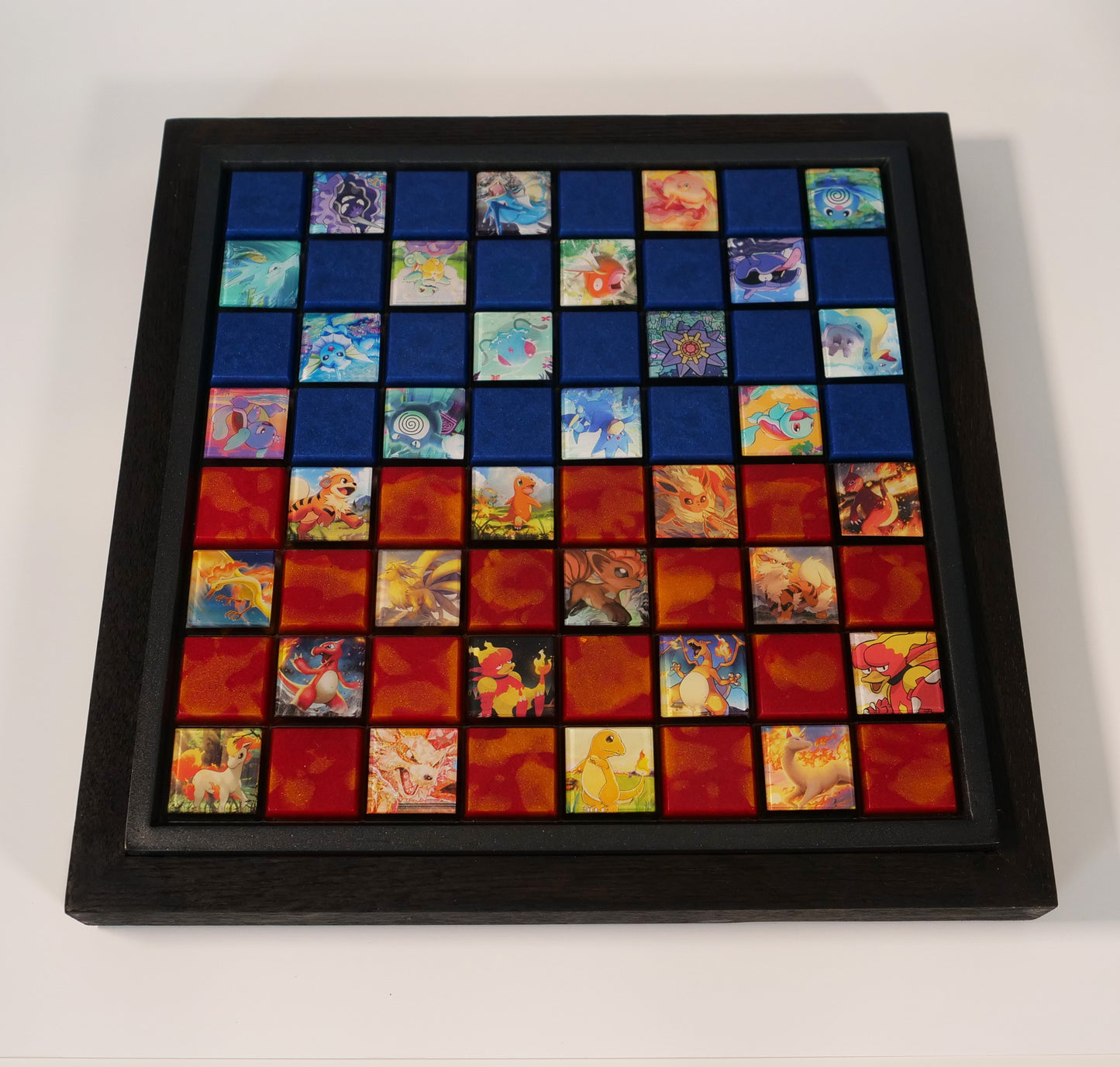 Pokemon Fire vs Water - Chessboard