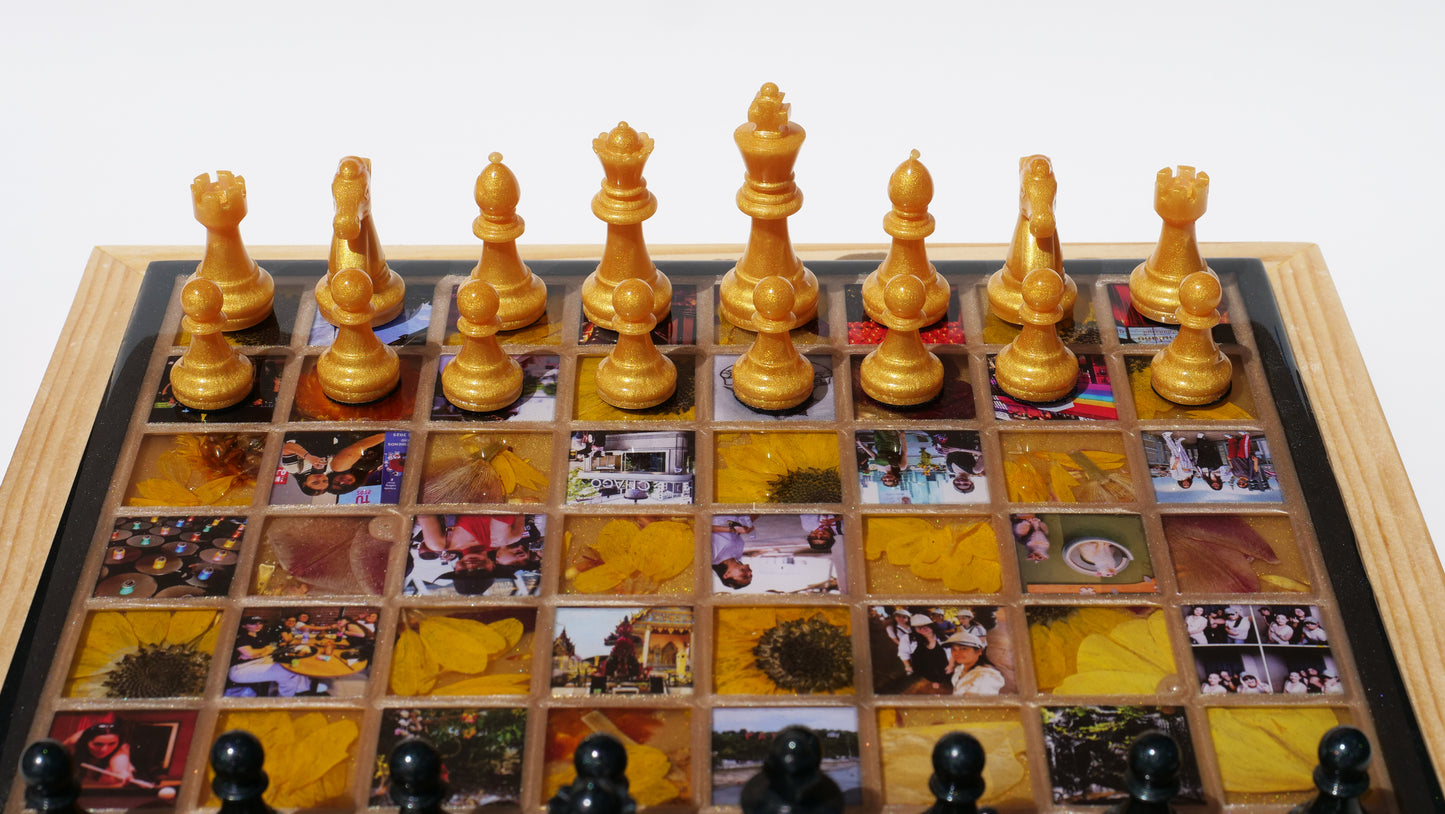 Custom Photo Chess board