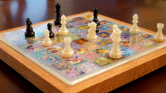 Custom resin chess pieces